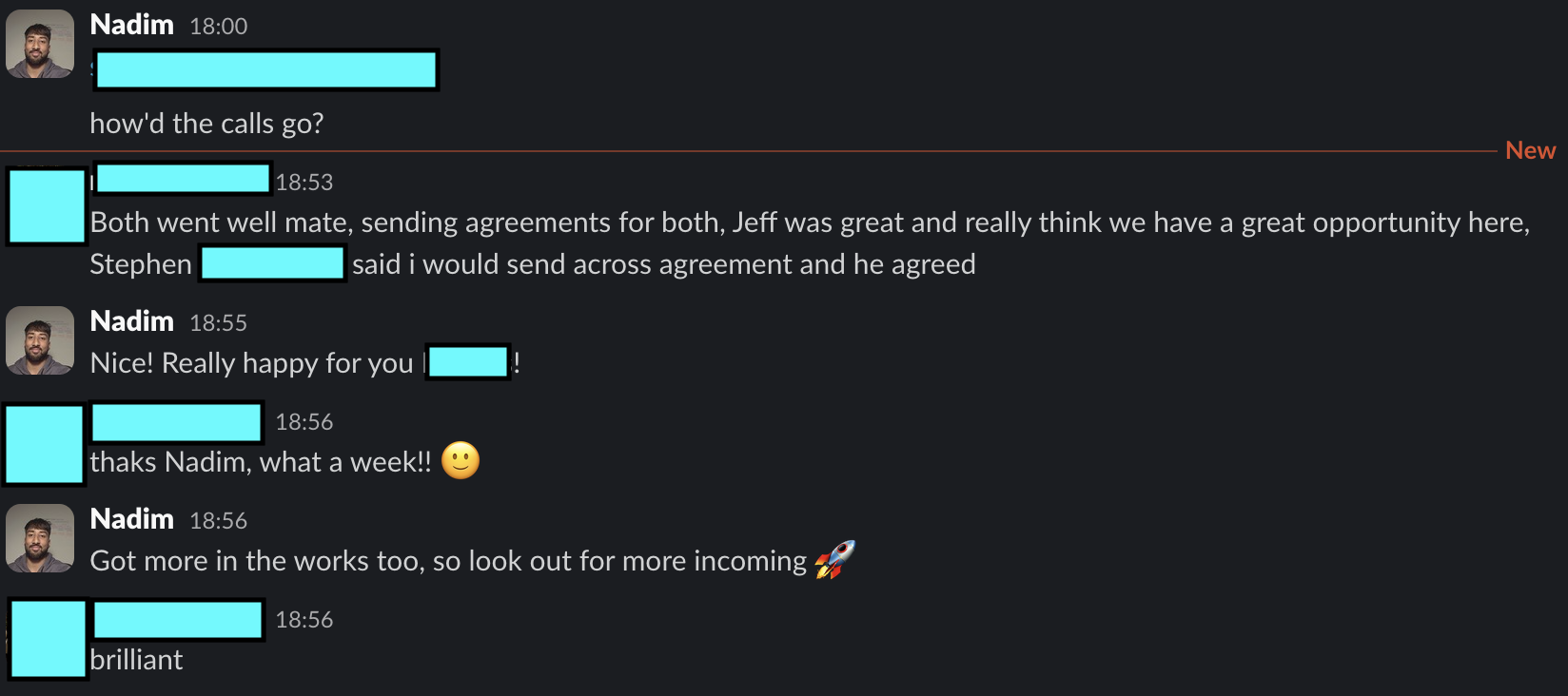Client Slack message 3